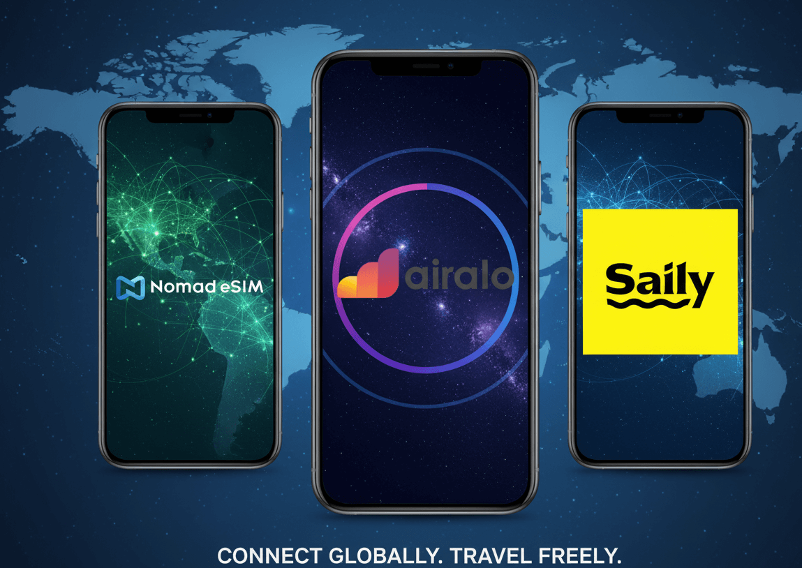 Airalo vs Nomad vs Saily 2026