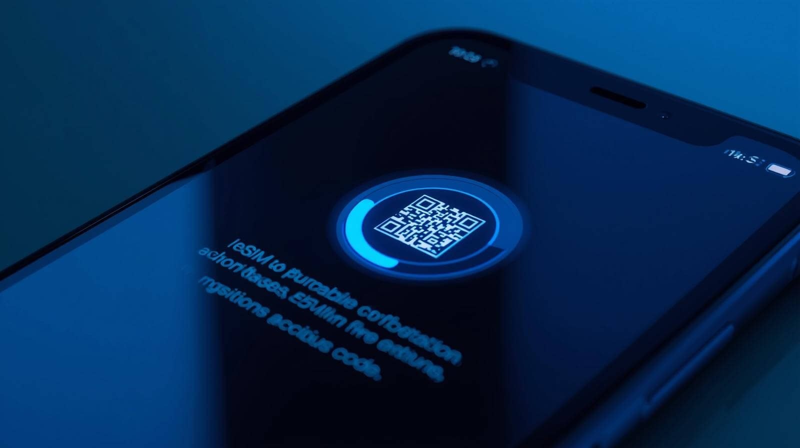 iPhone eSIM activation success screen with confirmation