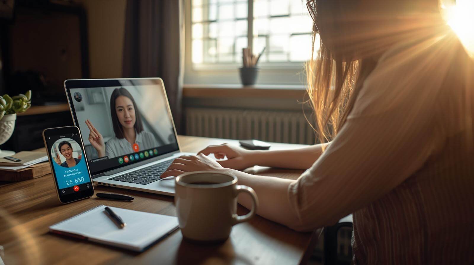 Remote worker setup for long-term stays