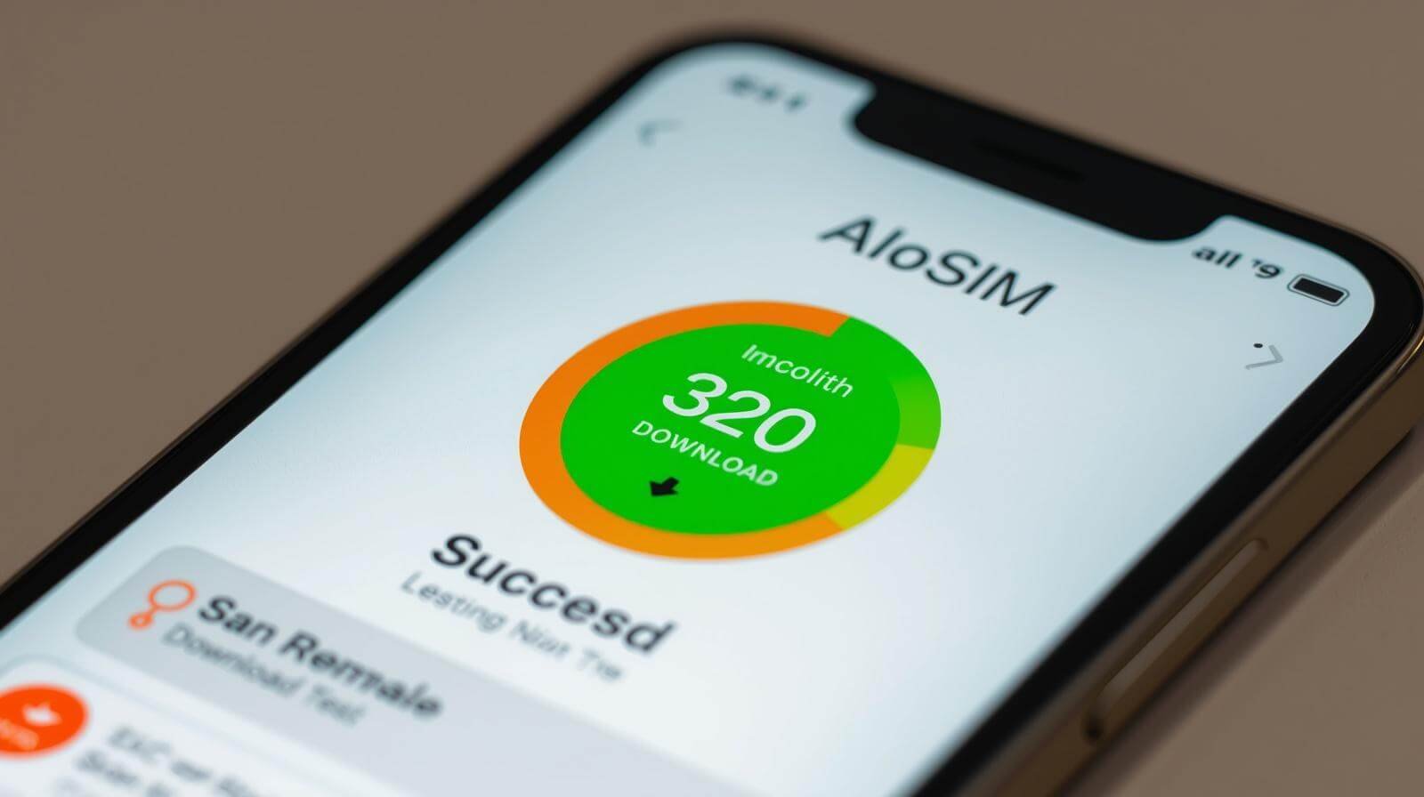 aloSIM 5G Speed Test Results 2026